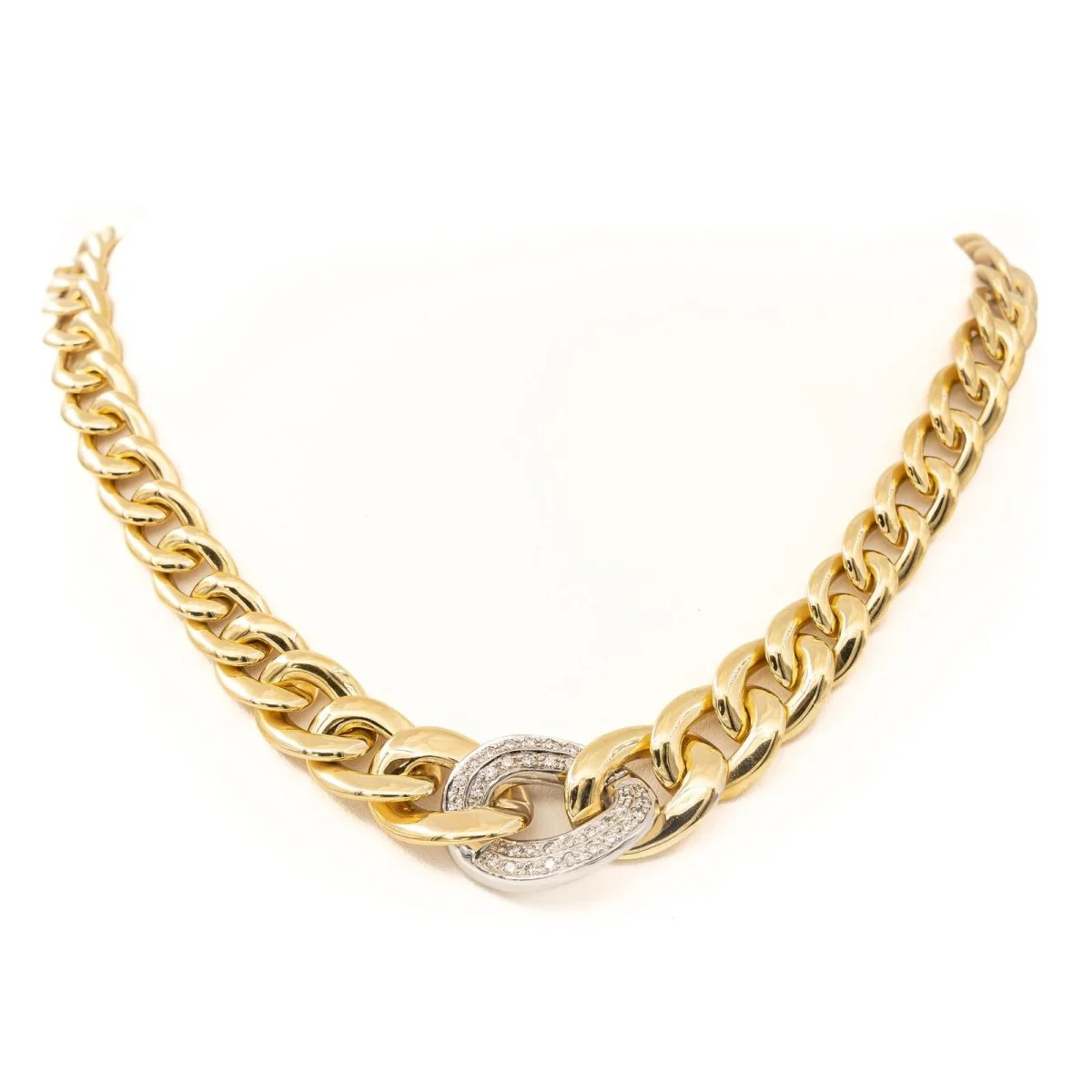 Collier Ras de cou Or jaune Diamant