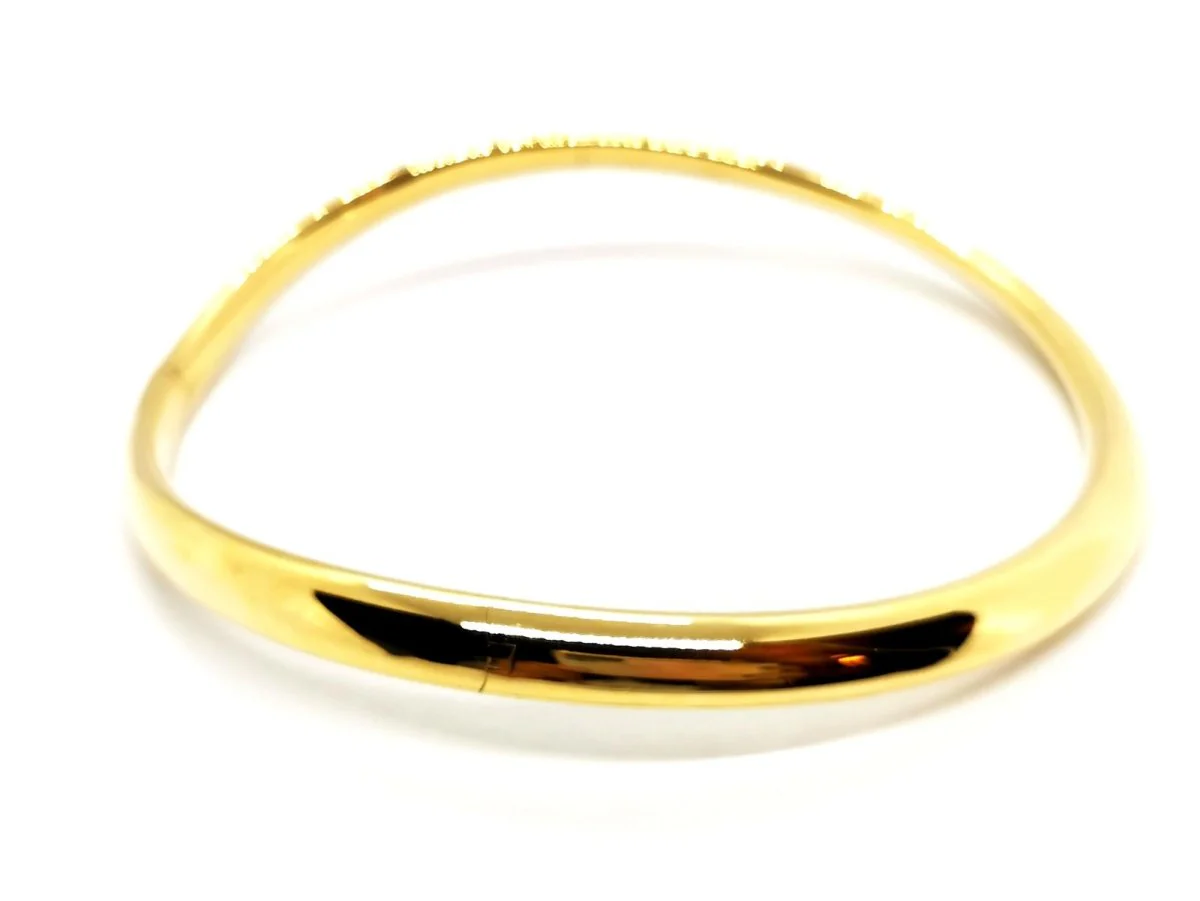 Collier Ras de cou Or jaune Saphir - Image 9