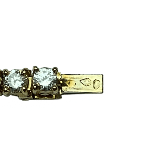 Collier Rivière en or jaune et diamants - Image 6