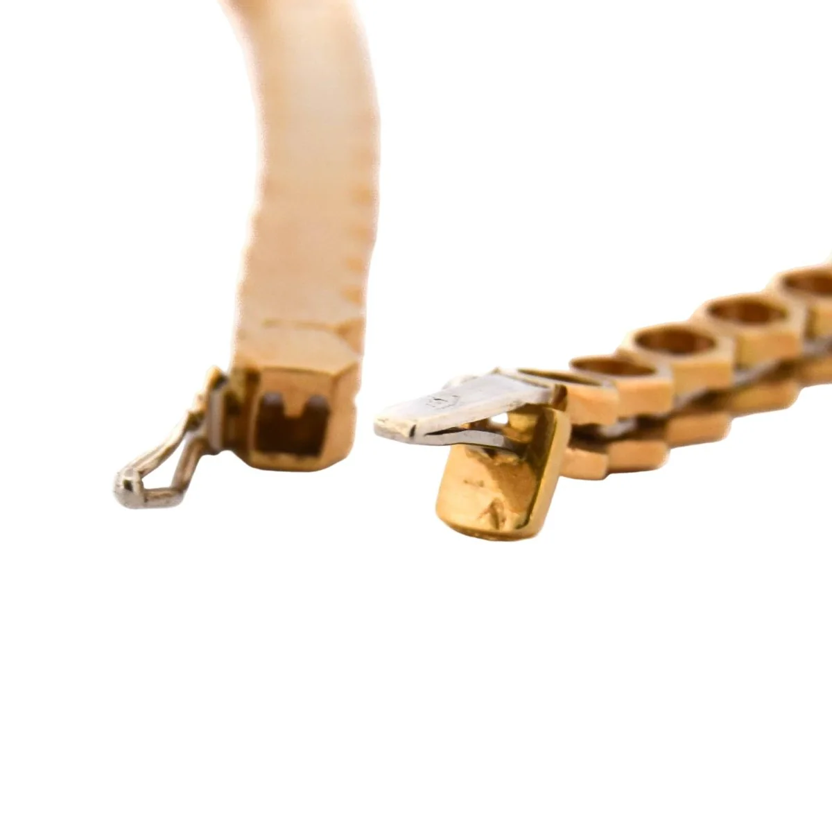 Collier Rivière en or jaune et diamants - Image 4