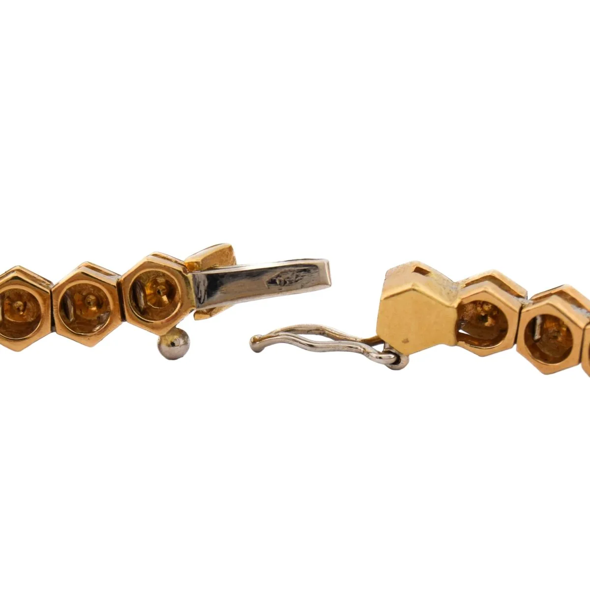 Collier Rivière en or jaune et diamants - Image 5