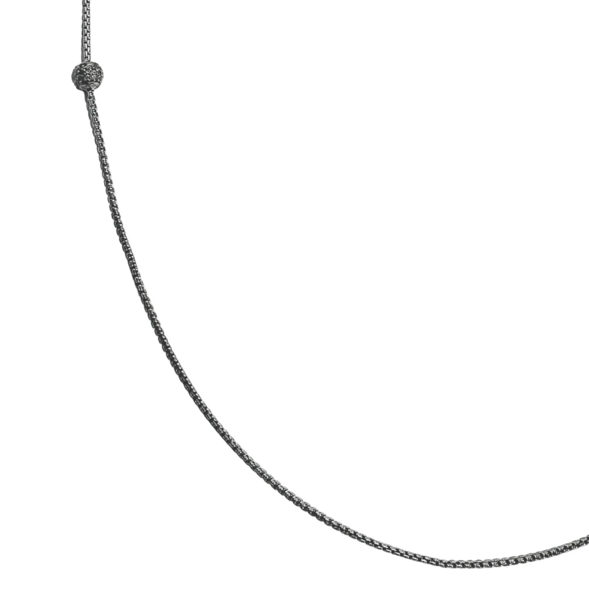 Collier Sautoir DAVID YURMAN en argent et diamants - Image 3