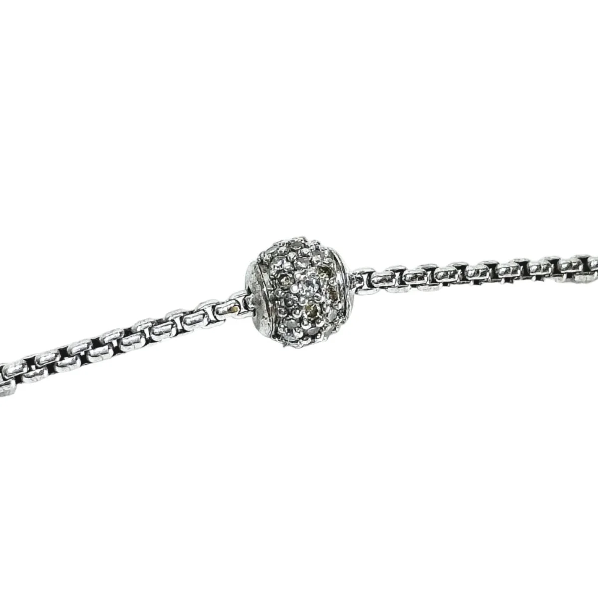 Collier Sautoir DAVID YURMAN en argent et diamants - Image 5