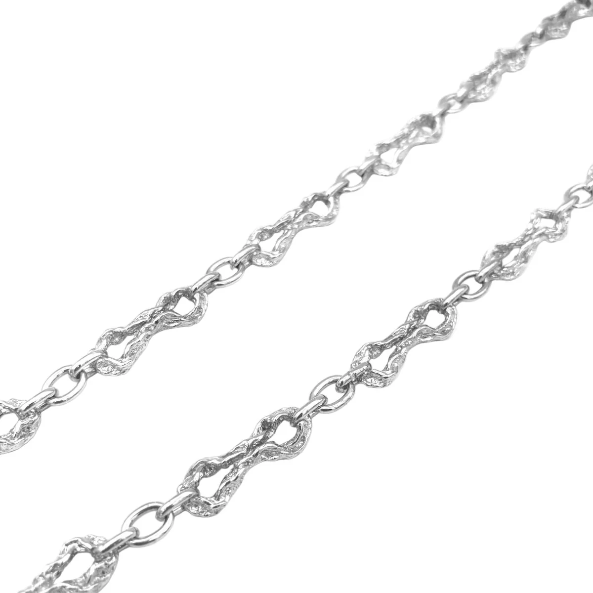 Collier Sautoir GILBERT ALBERT en argent - Image 3
