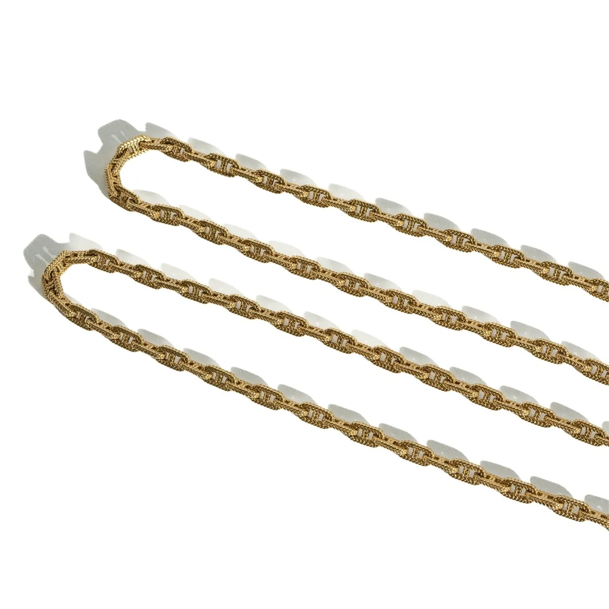 Collier Sautoir HERMÈS "Chaîne d'ancre" en or jaune - Image 5