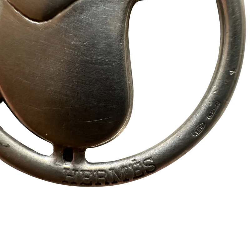 Collier Sautoir HERMÈS en argent - Image 3