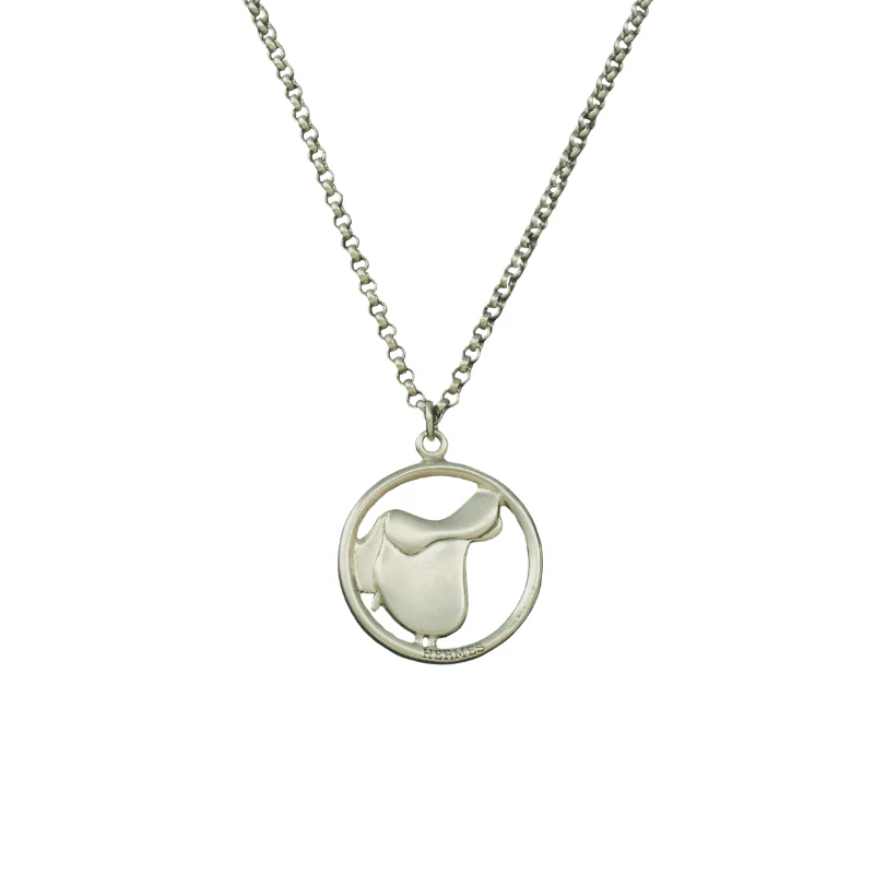 Collier Sautoir HERMÈS en argent - Image 4
