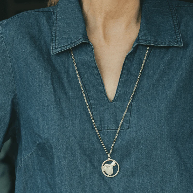 Collier Sautoir HERMÈS en argent - Image 5
