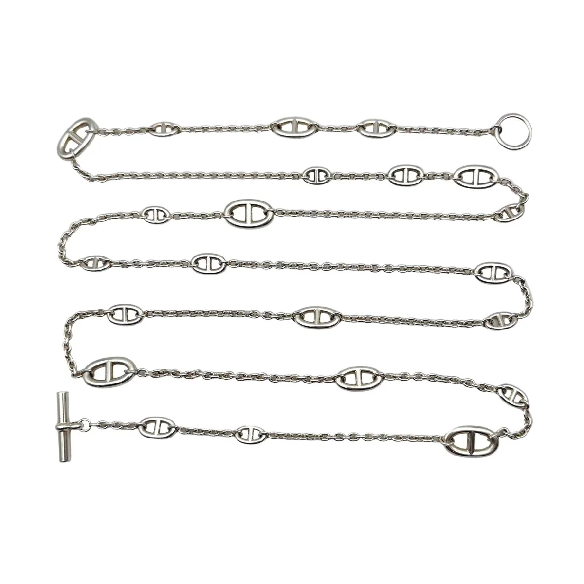 Collier Sautoir HERMÈS "Farandole" en argent