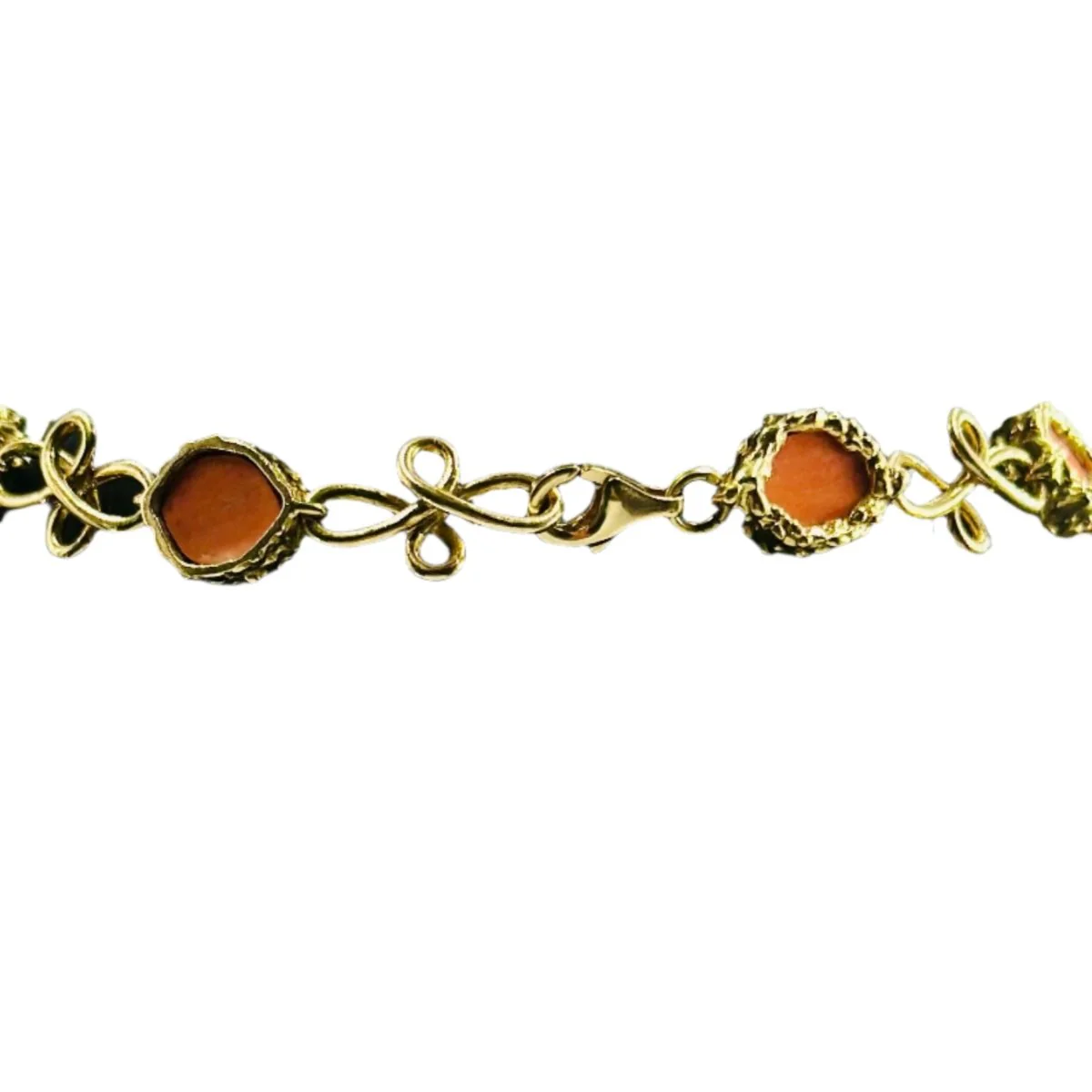 Collier Sautoir MAUBOUSSIN en or jaune et corail - Image 4