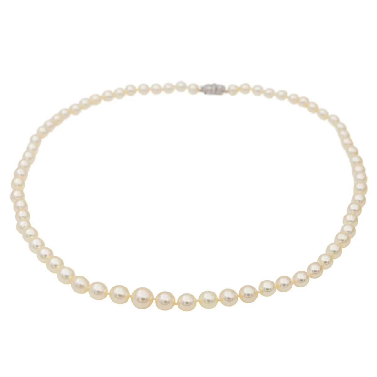 Collier Sautoir or blanc et perles - Image 7