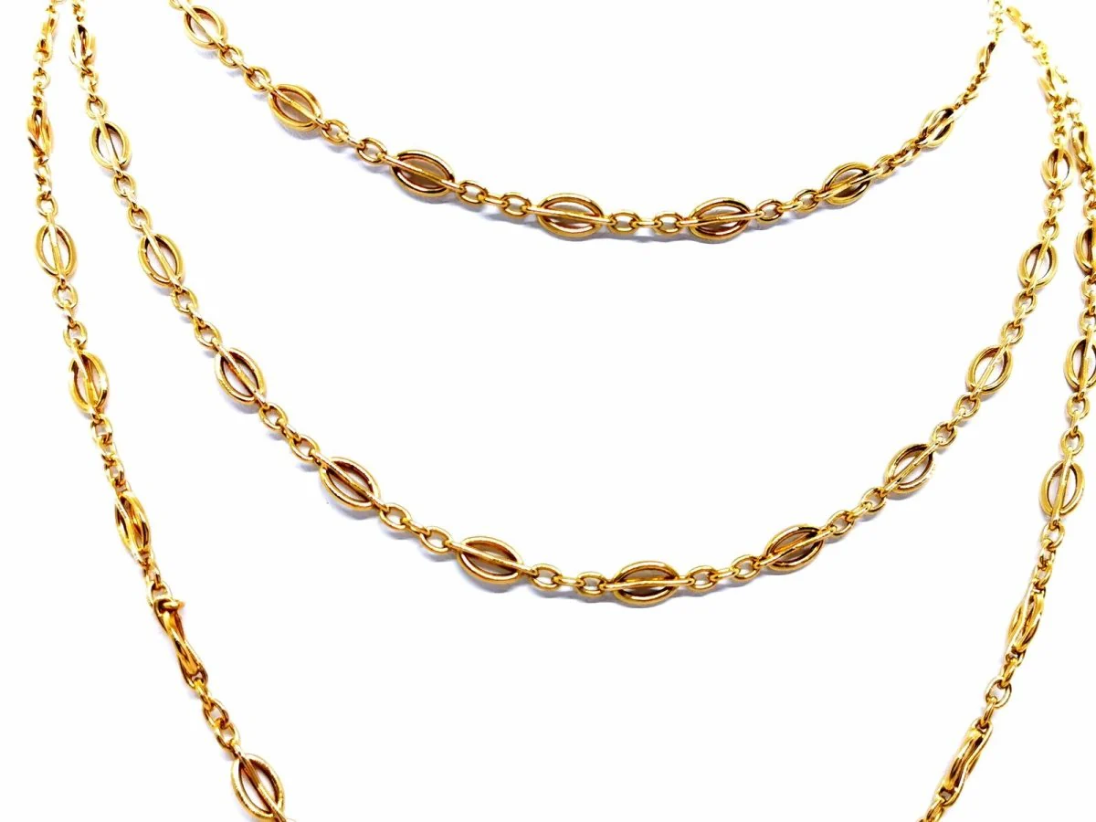 Collier Sautoir Or jaune