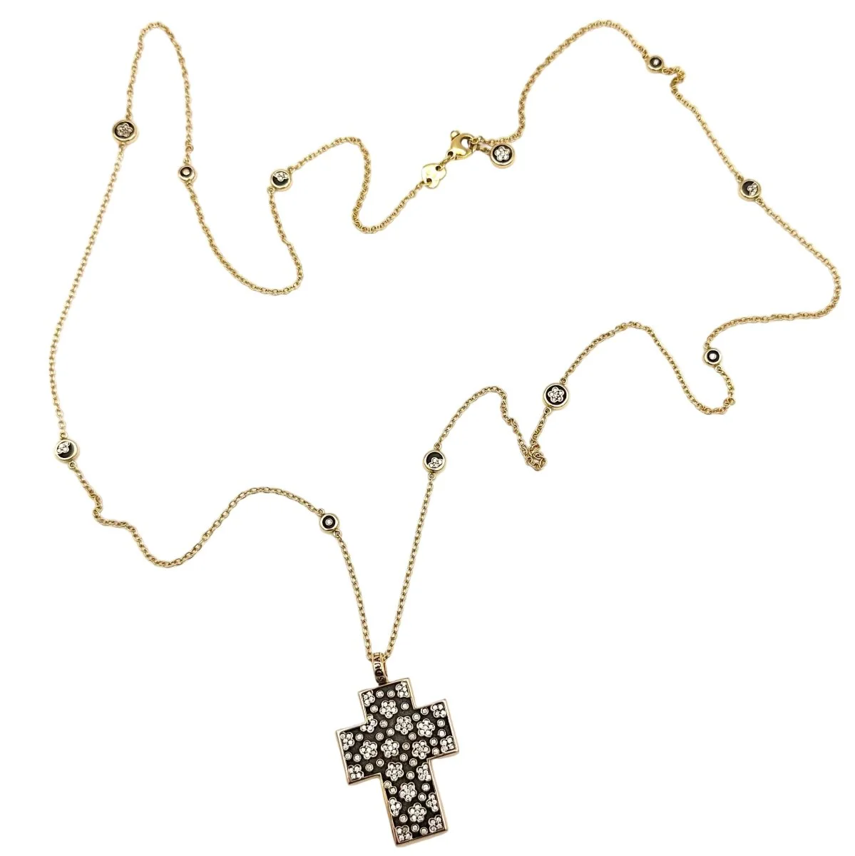 Collier Sautoir PASQUALE BRUNI "Ricami" en or rose, rubis et diamants - Image 2