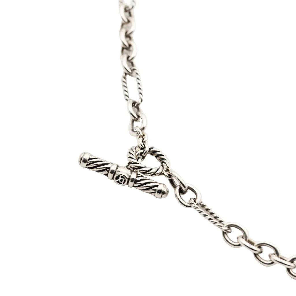 Collier Sautoir DAVID YURMAN en argent et diamants - Image 5