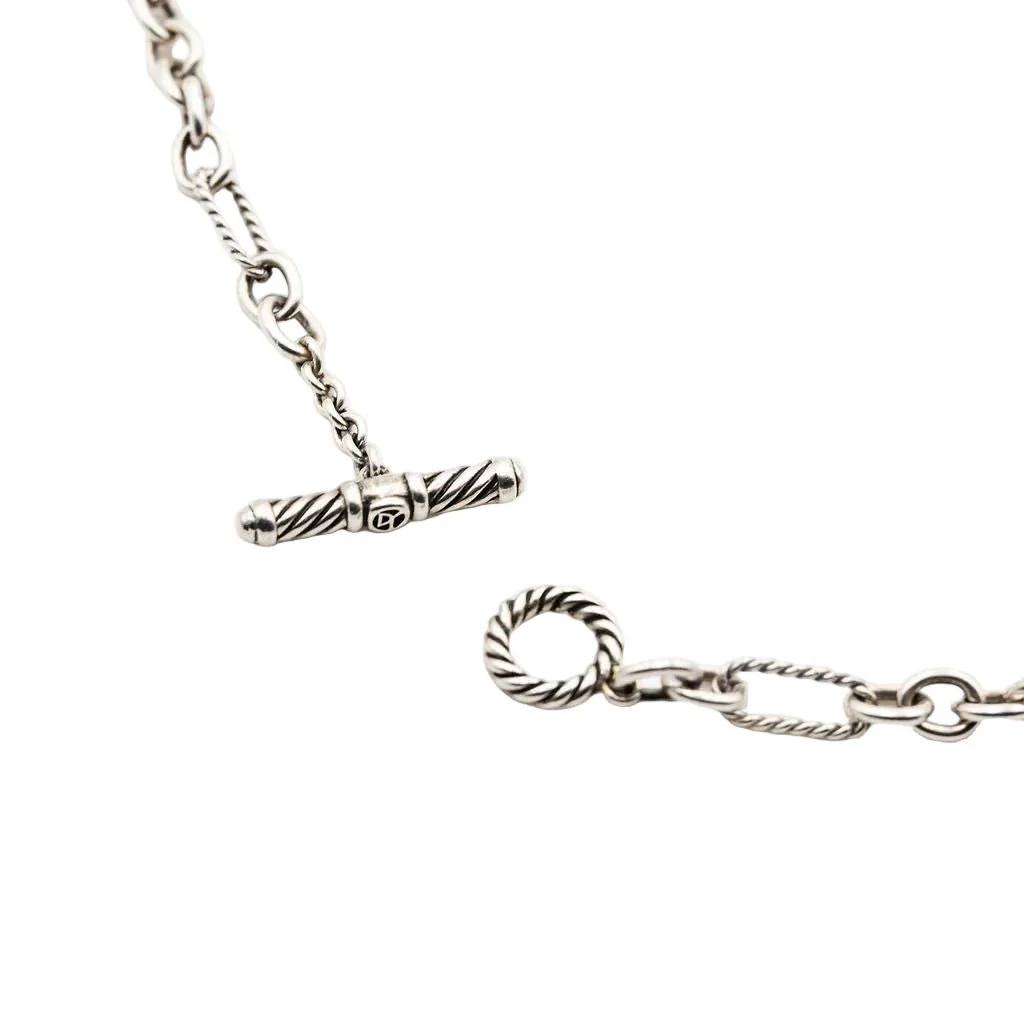 Collier Sautoir DAVID YURMAN en argent et diamants - Image 6