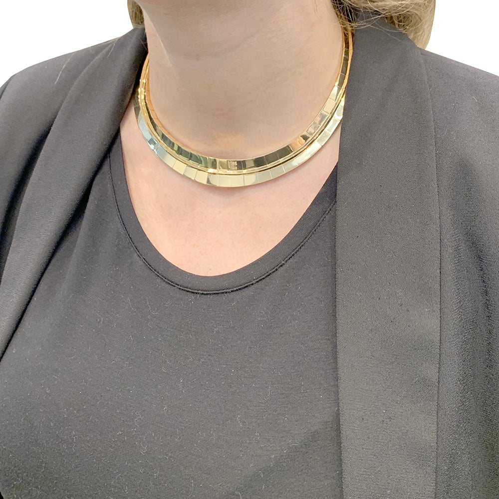 Collier tubogas en or rose - Image 2