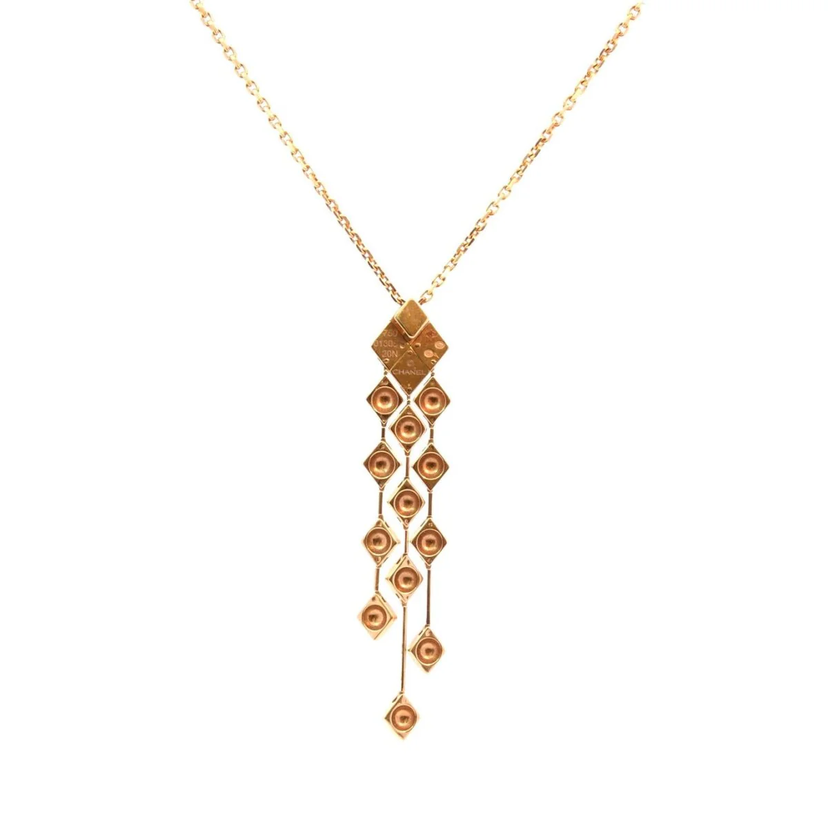 Collier CHANEL en or jaune - Image 2