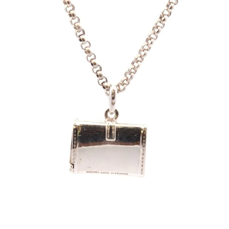 Collier Pendentif HERMÈS en argent - Image 2