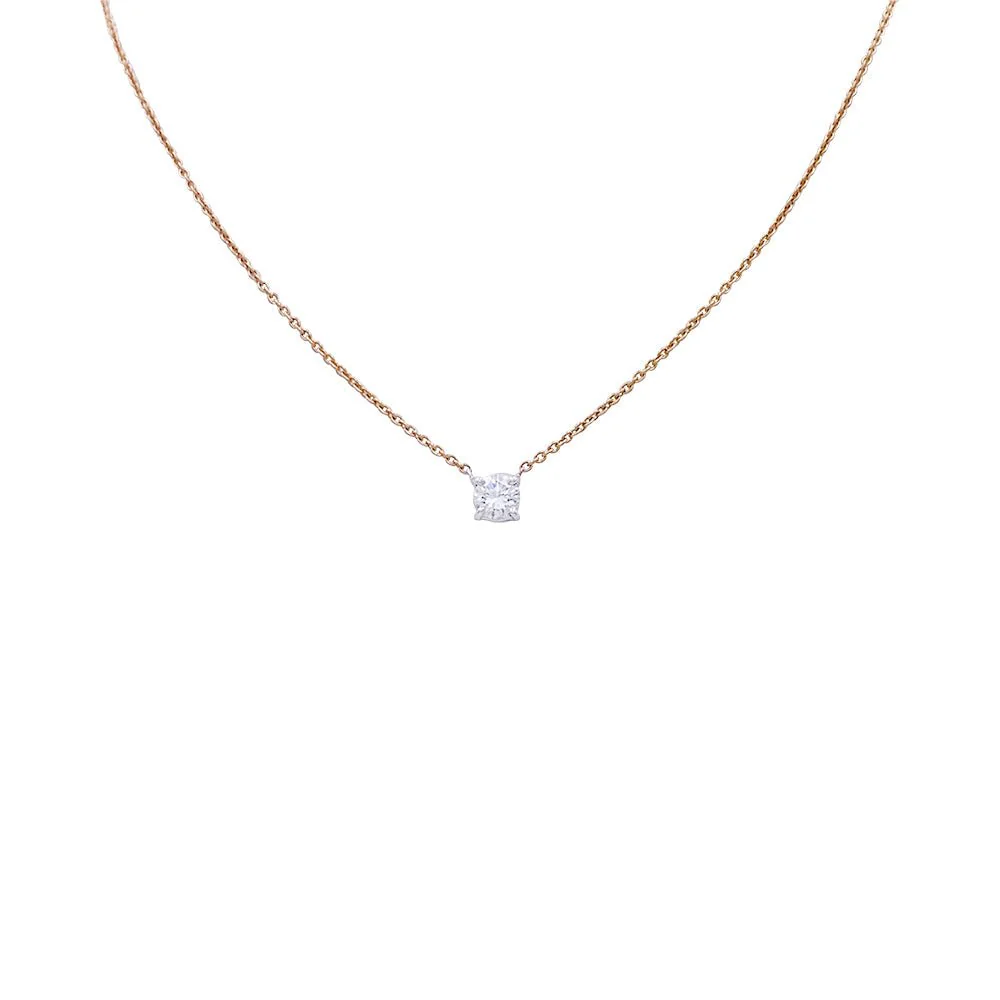 Collier solitaire diamant - Image 2