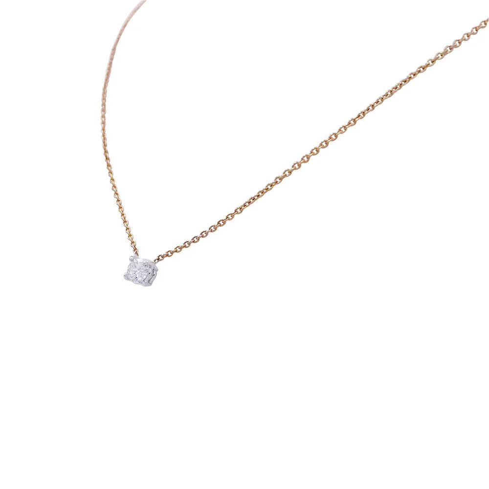 Collier solitaire diamant - Image 3