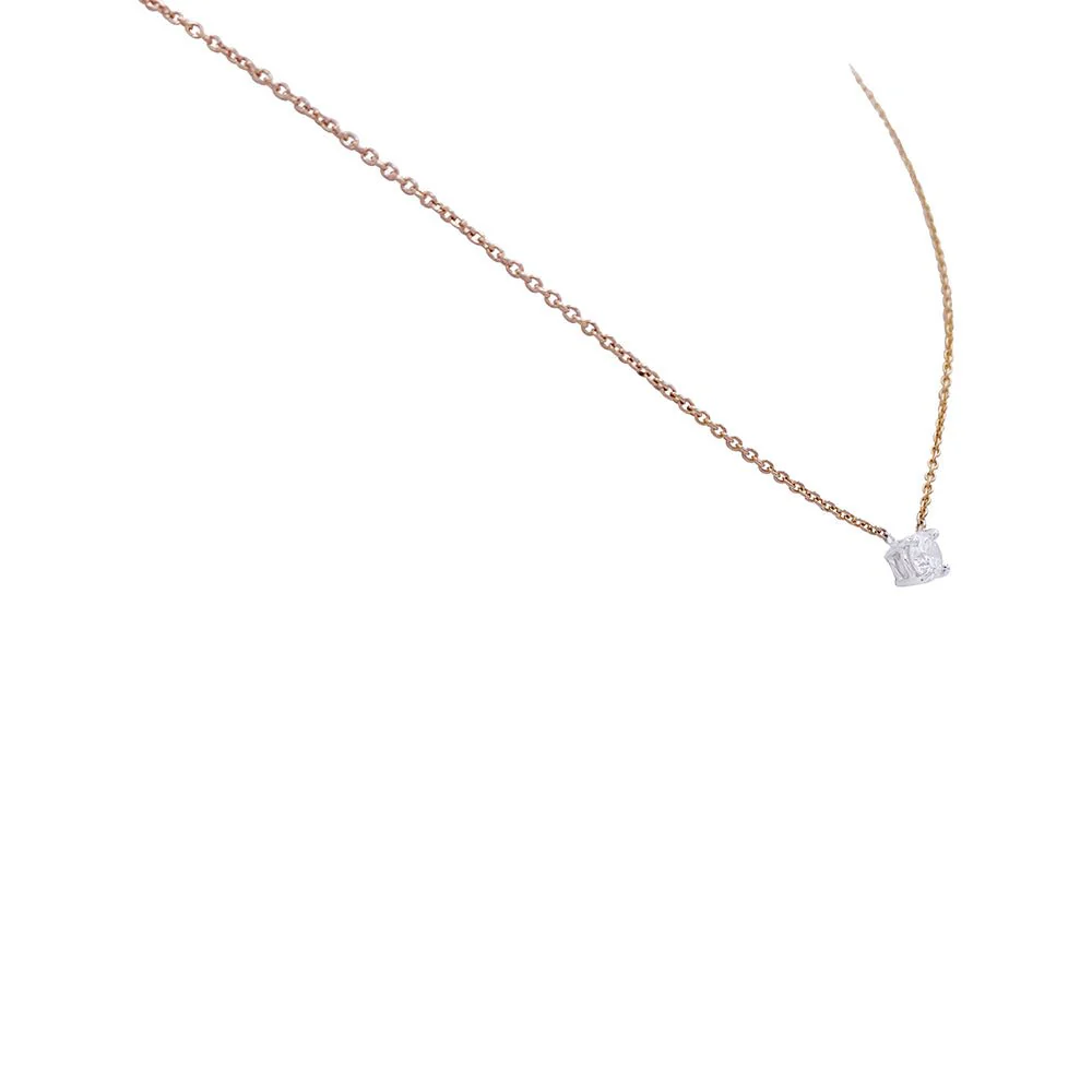 Collier solitaire diamant - Image 4
