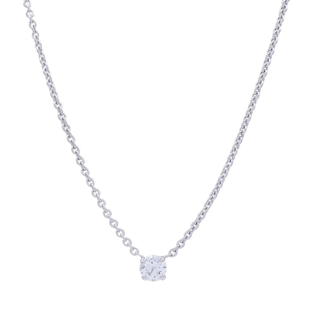 Collier solitaire diamant - Image 5
