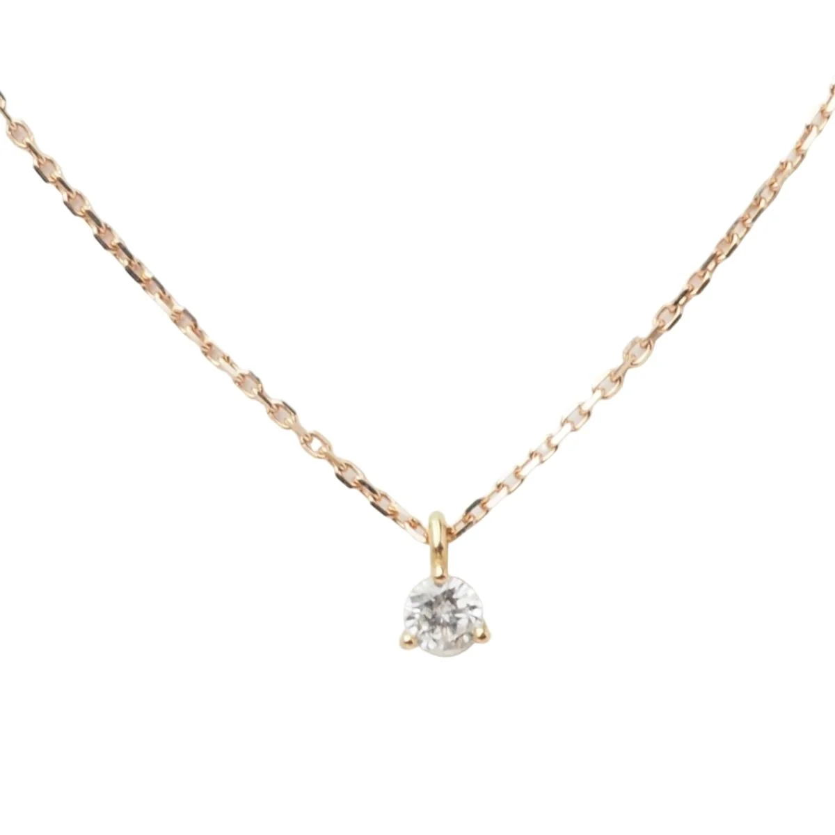 Collier Chaîne en or rose et diamant - Image 3