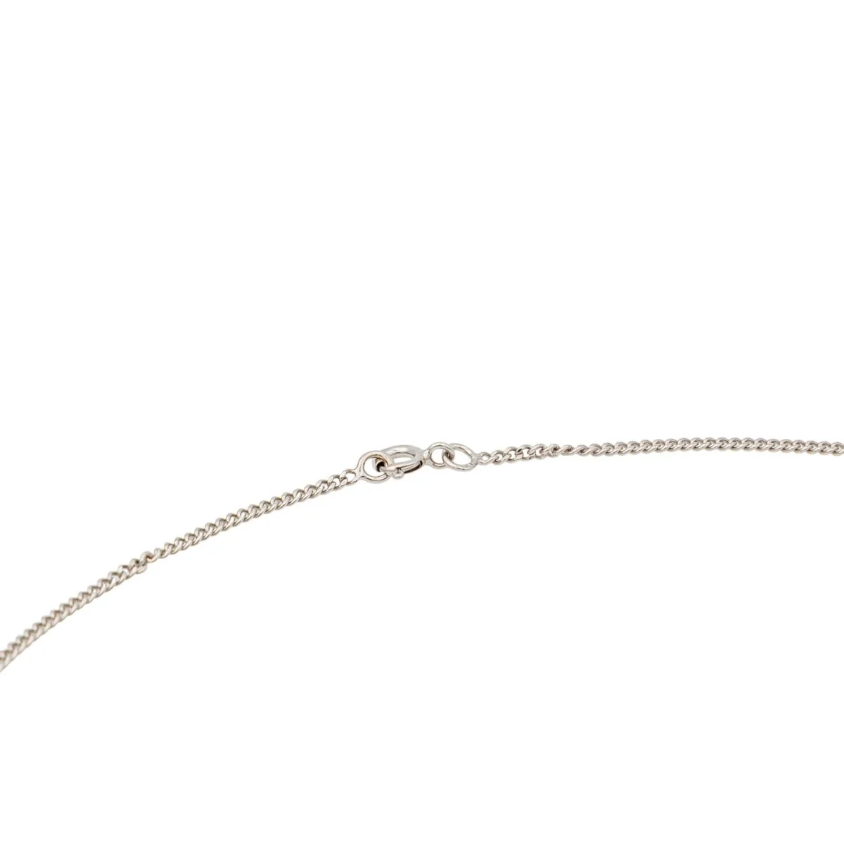 Collier Solitaire Or Blanc Diamant - Image 7