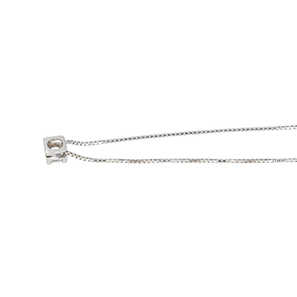 Collier Maille en or blanc et diamant - Image 5