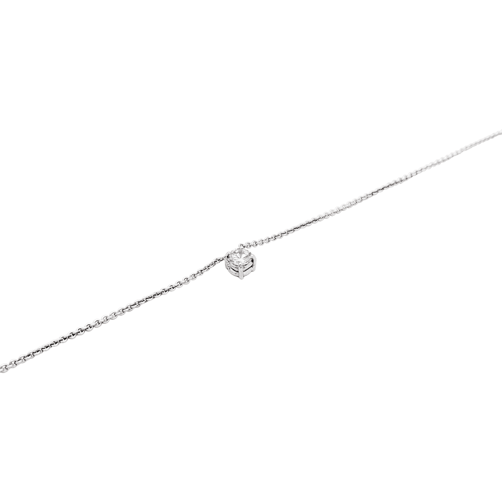 Collier Pendentif en or blanc et diamant - Image 3