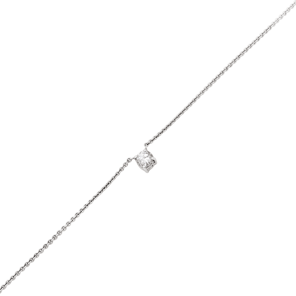 Collier Pendentif en or blanc et diamant - Image 4