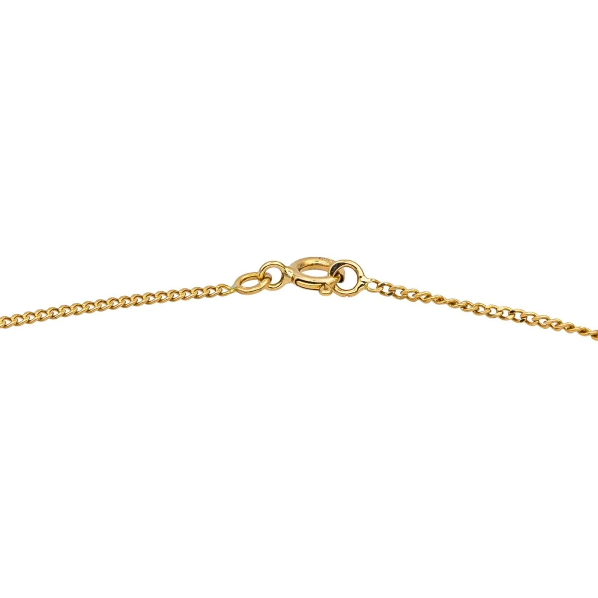 Collier Pendentif en or jaune et diamant - Image 5