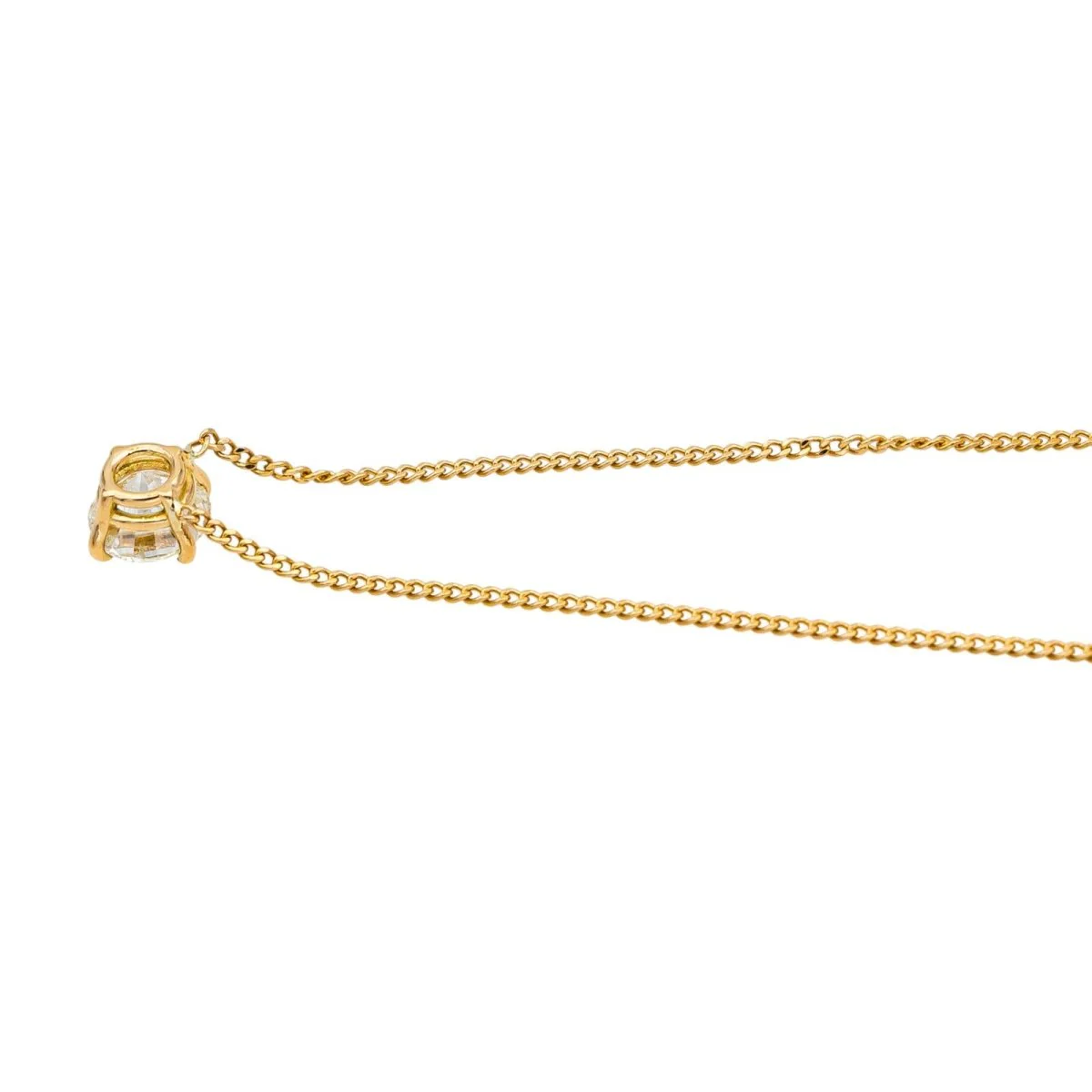 Collier Pendentif en or jaune et diamant - Image 6