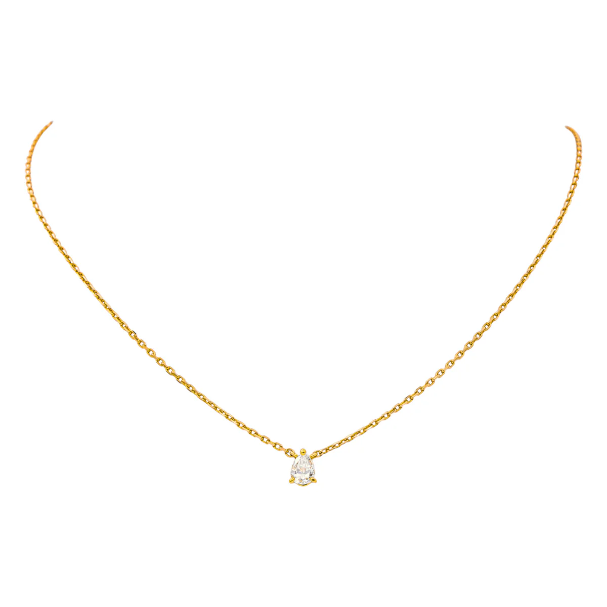 Collier Chaîne en or rose et diamant