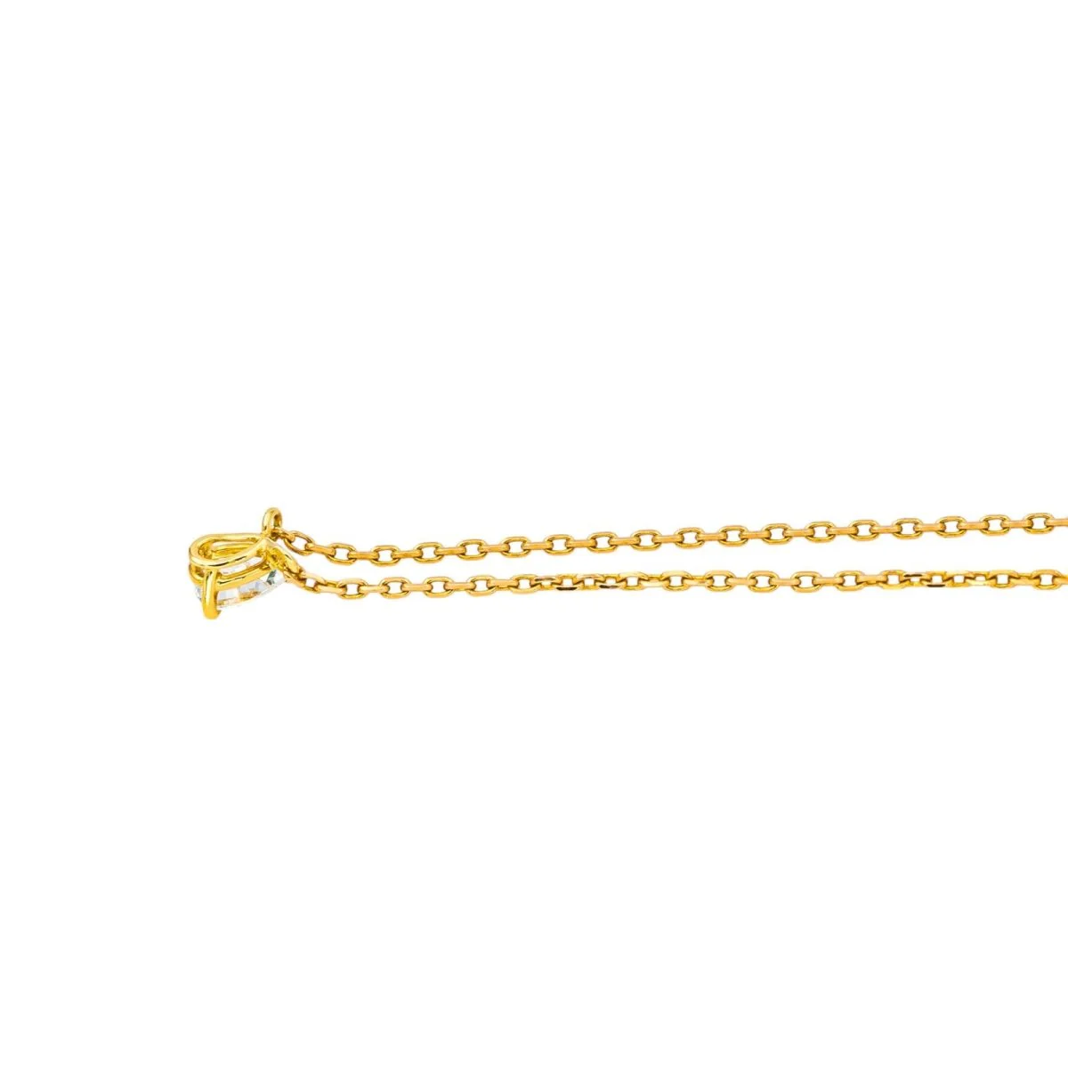 Collier Chaîne en or rose et diamant - Image 5