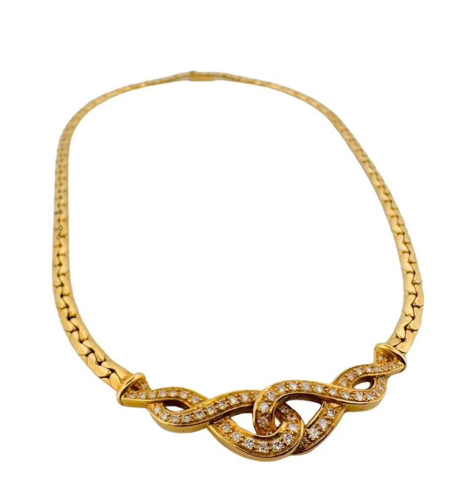 Collier Maille en or jaune et diamants - Image 3