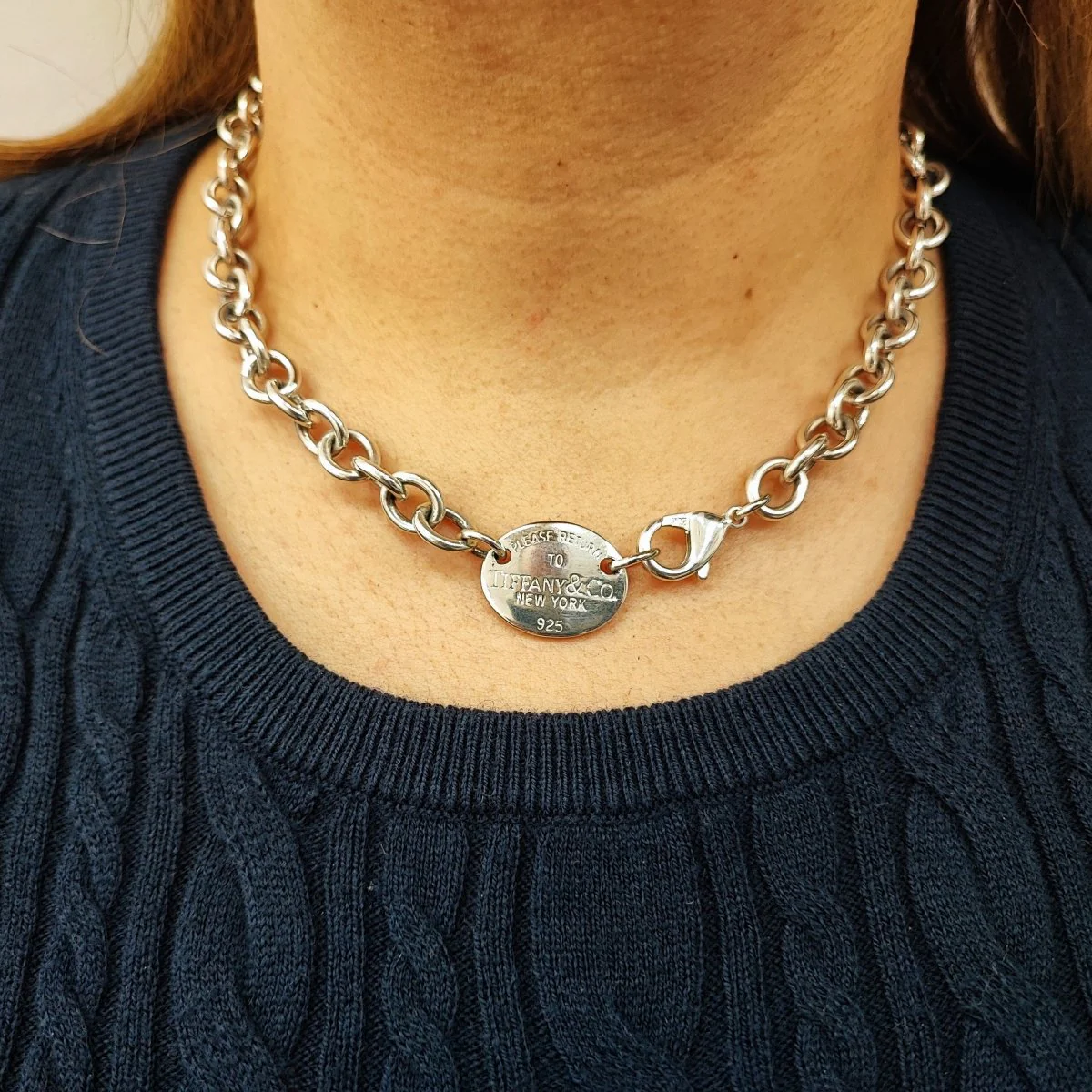 Collier TIFFANY & CO "Return to Tiffany" en argent - Image 2