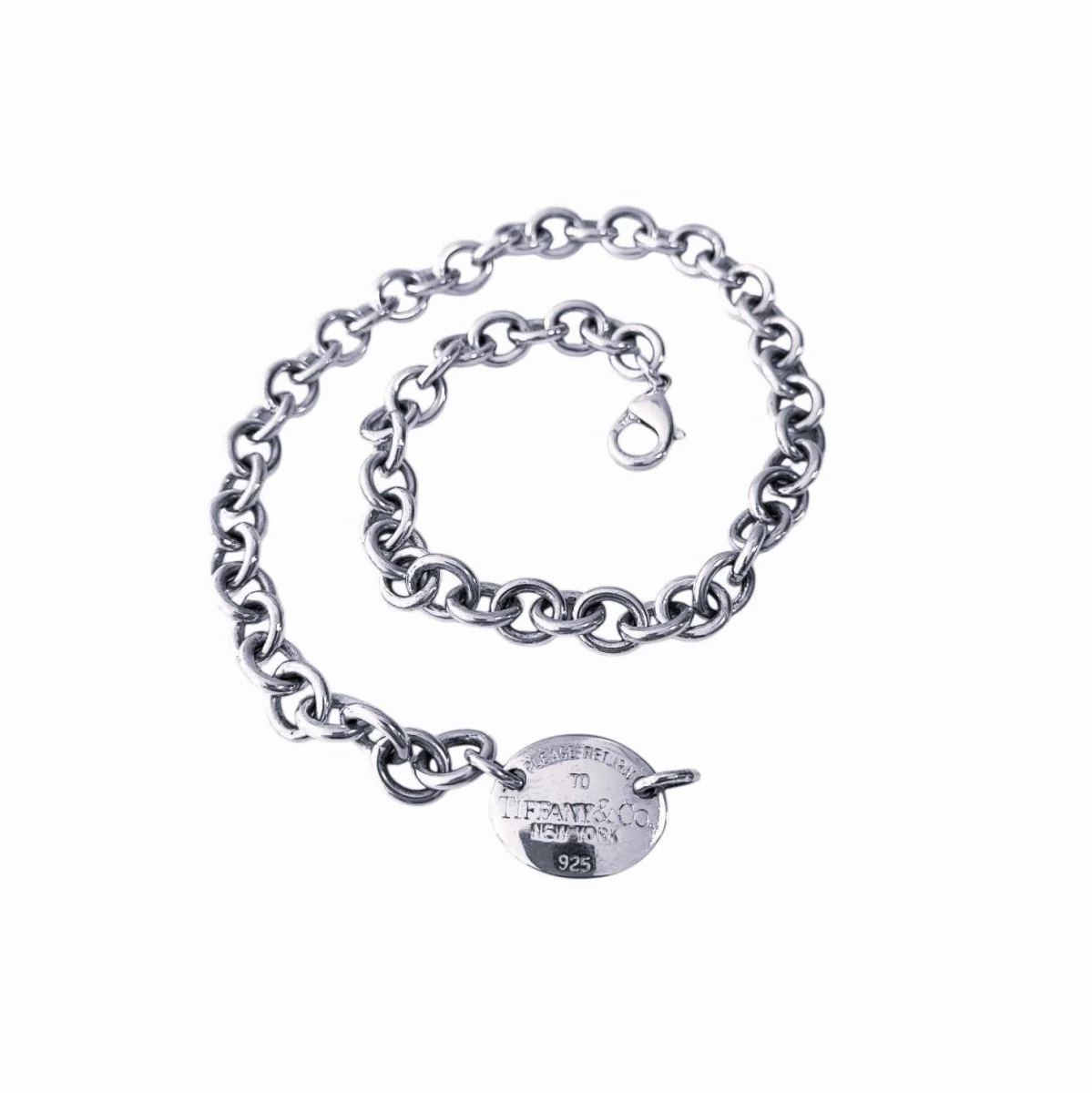 Collier TIFFANY & CO "Return to Tiffany" en argent - Image 3