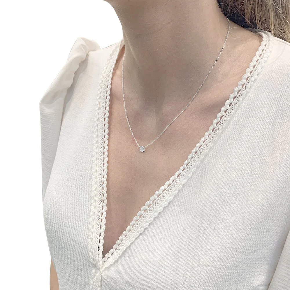 Collier TIFFANY & CO. x Elsa Peretti, "Diamonds by the Yards" en platine et diamant - Image 2