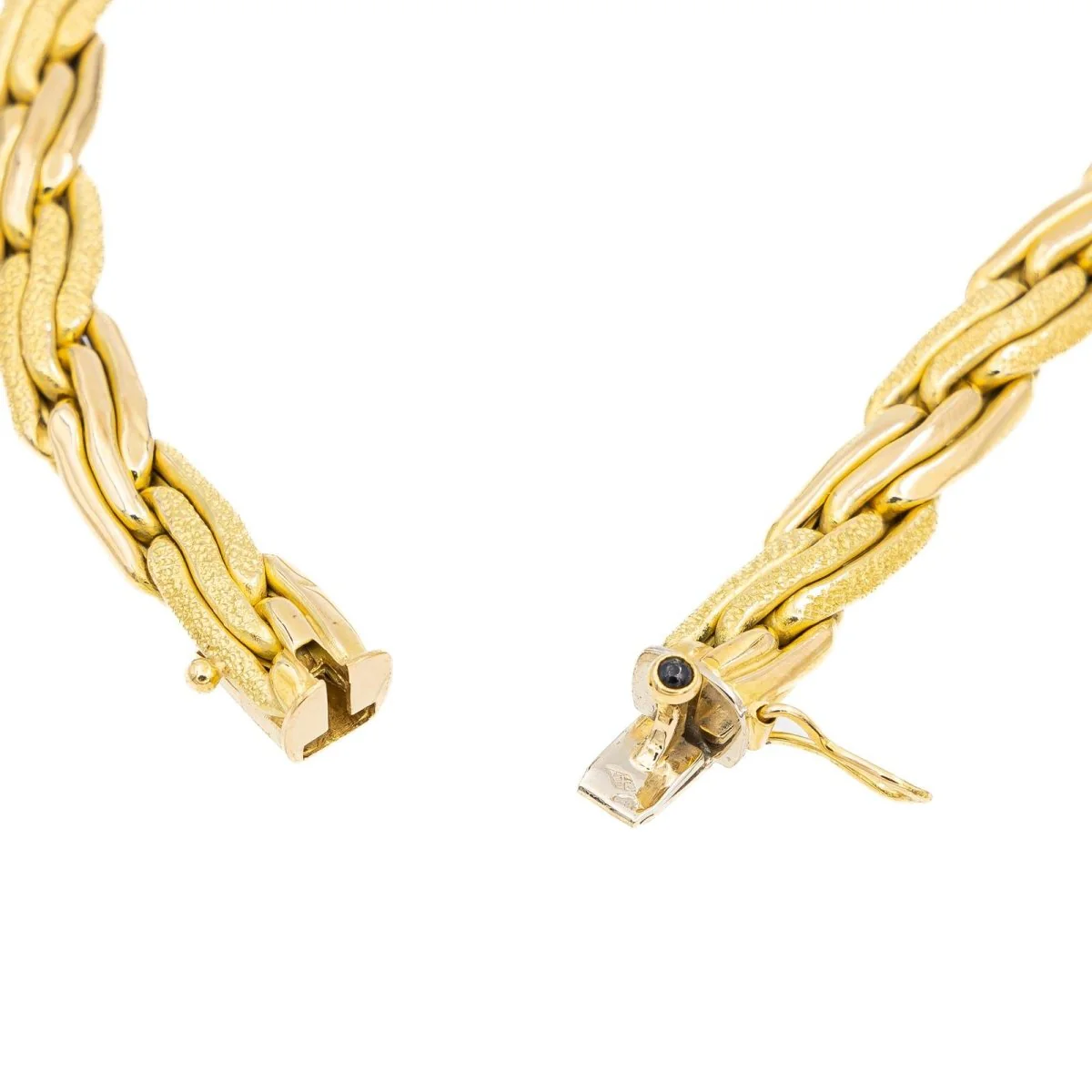 Collier Torsadé Or jaune - Image 7