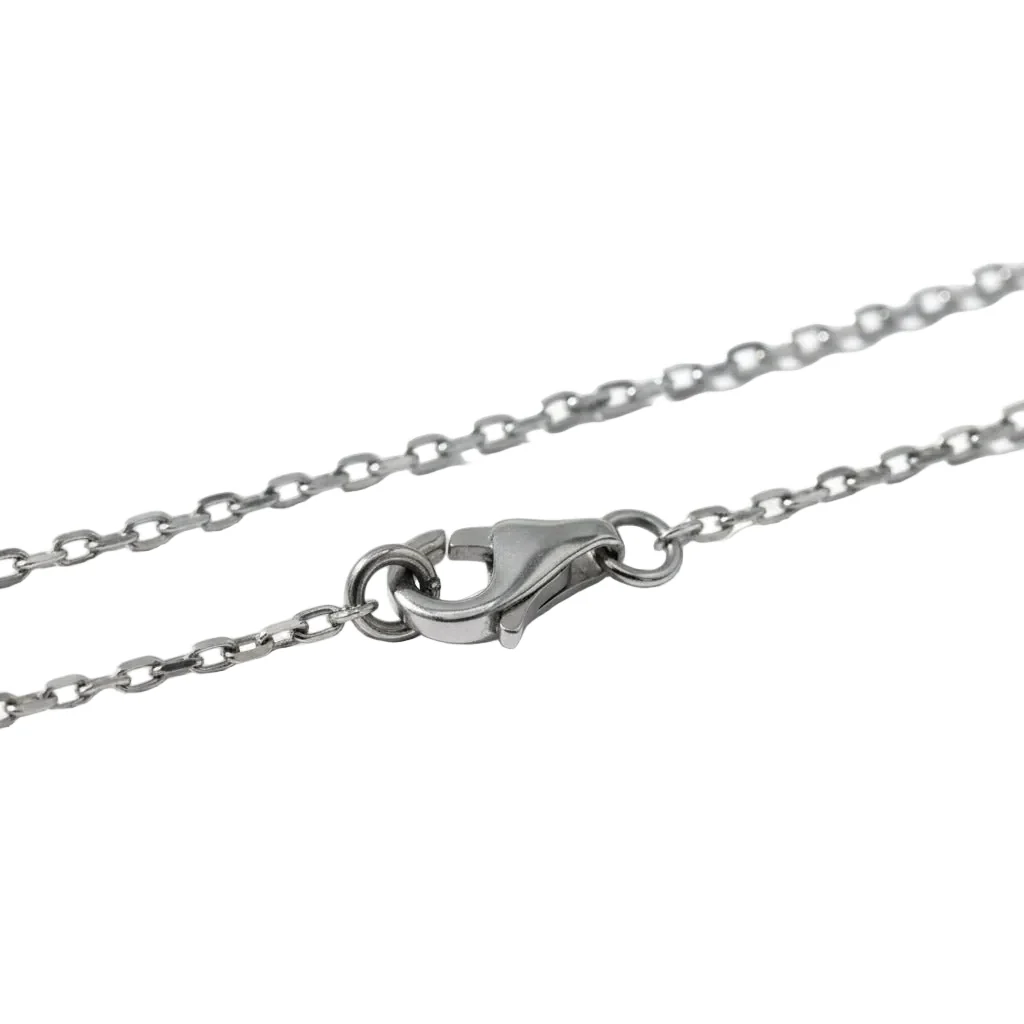 Collier Pendentif en or blanc et diamants - Image 5
