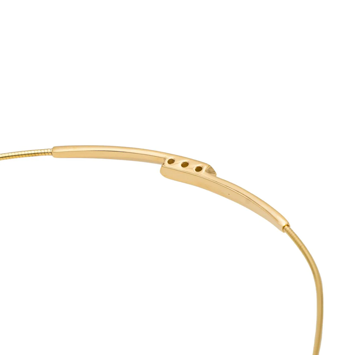 Collier Trilogie Or jaune Diamant - Image 5