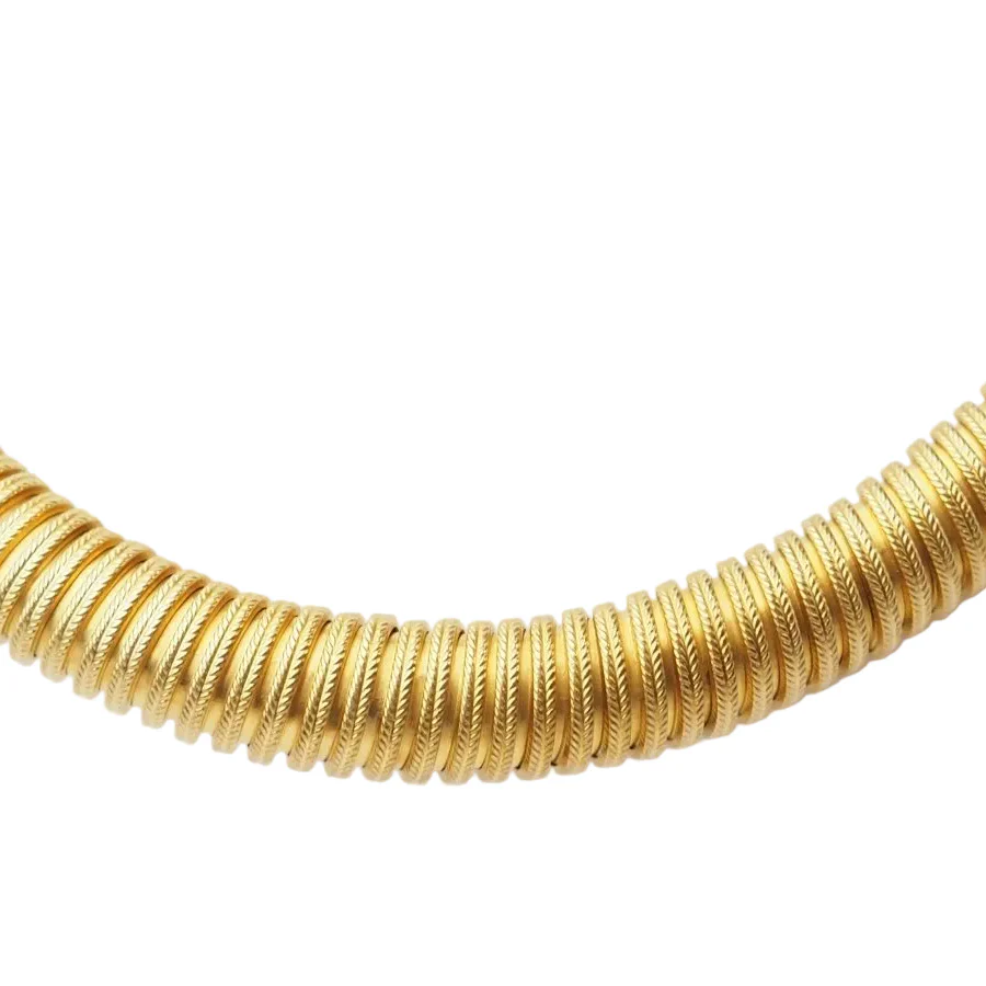Collier Tubogas en or jaune - Image 4