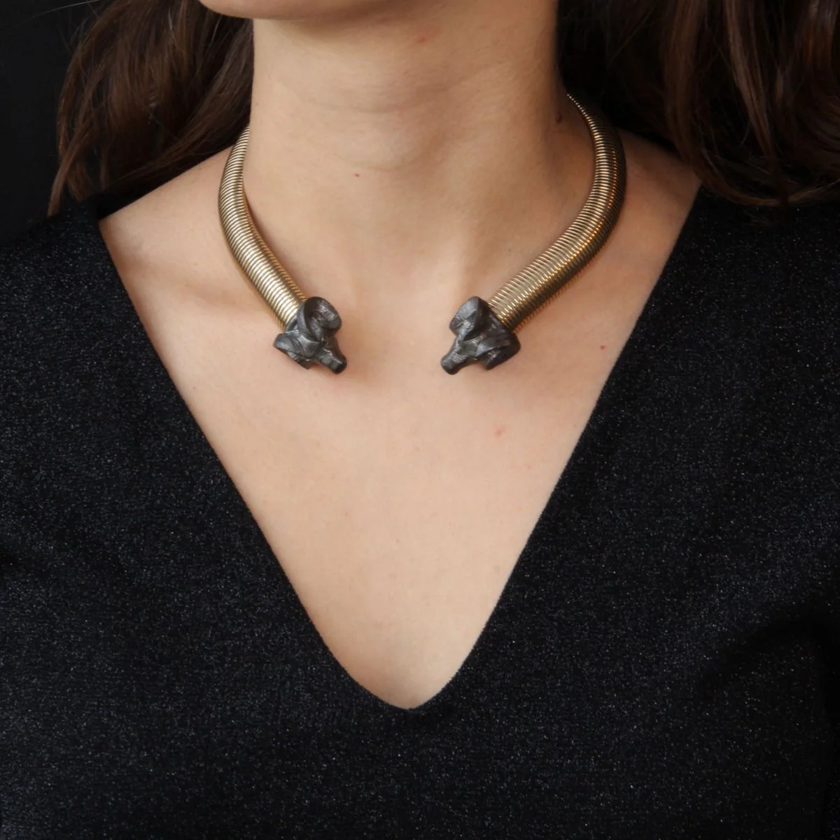 Collier Tubogas en vermeil, argent et partiellement recouvert d'or jaune - Image 2