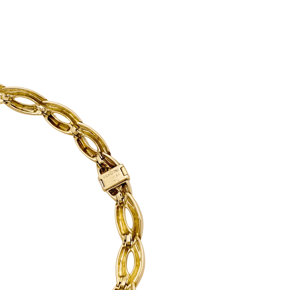 Collier Ras de Cou VAN CLEEF & ARPELS en or jaune et diamants - Image 5