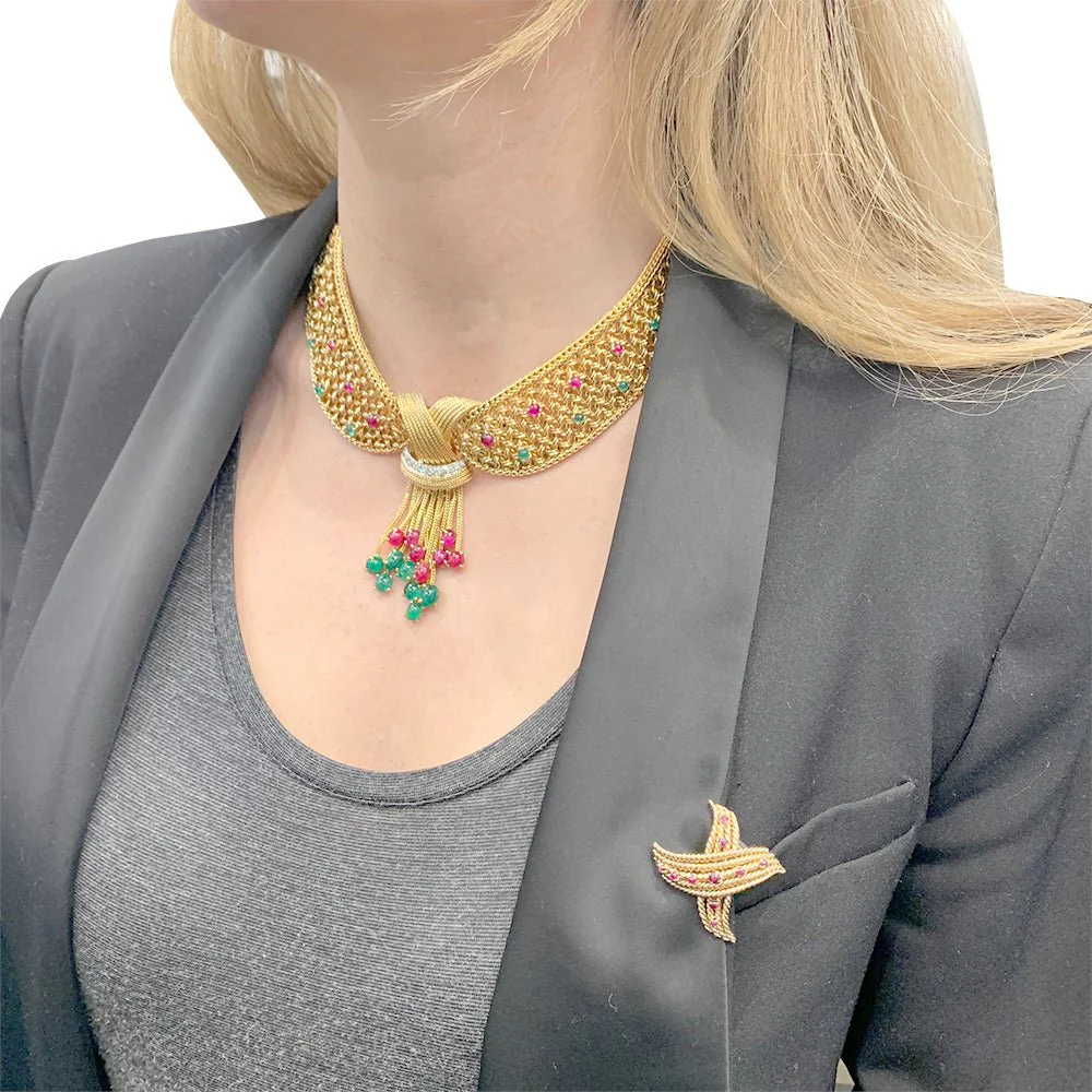 Collier vintage à clips interchangeables - Image 13