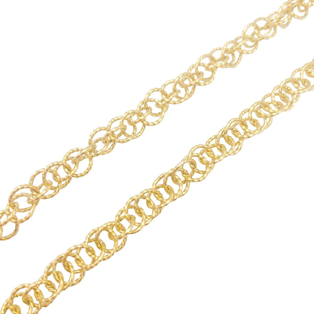 Collier vintage en or jaune - Image 4