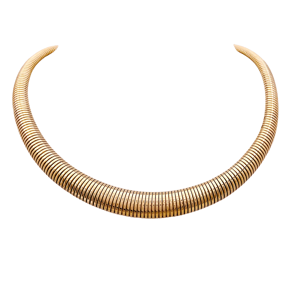 Collier Tubogas en or rose - Image 3