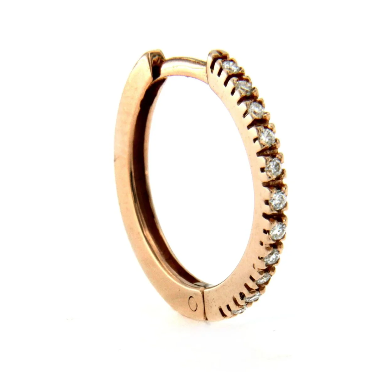 Boucles d'oreilles en or avec diamants - Image 2