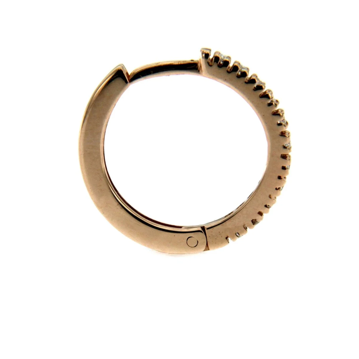 Boucles d'oreilles en or avec diamants - Image 5